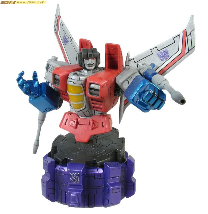 变形金刚雕塑 Transformers Starscream Bust 红蜘蛛半身像