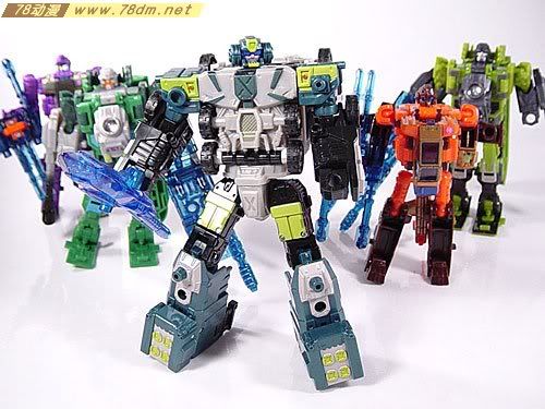 变形金刚SuperLink超能链接玩具 Onslaught 袭击