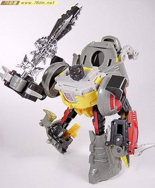 变形金刚Energon超能量争夺战玩具 Grimlock 钢锁