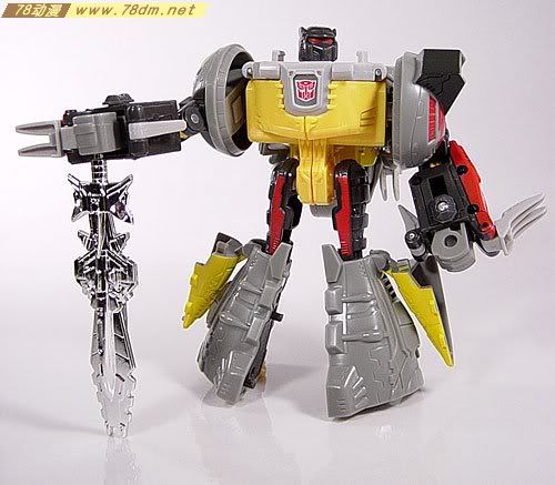 变形金刚Energon超能量争夺战玩具 Grimlock 钢锁