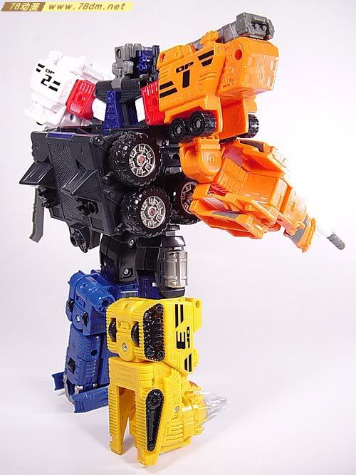 变形金刚SuperLink超能链接玩具 Optimus Prime 合体擎天柱