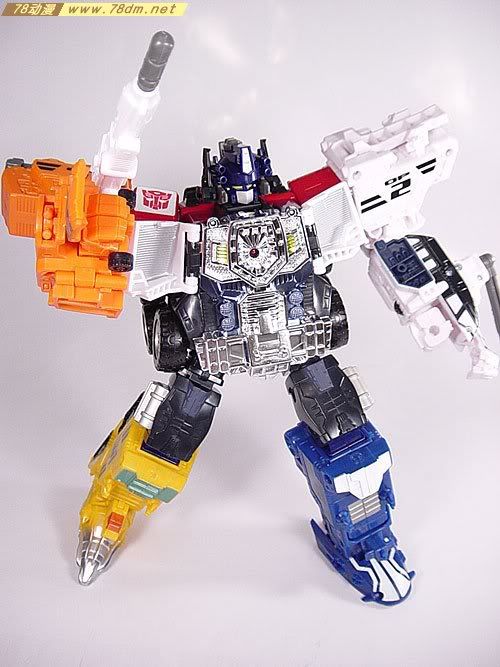 变形金刚SuperLink超能链接玩具 Optimus Prime 合体擎天柱