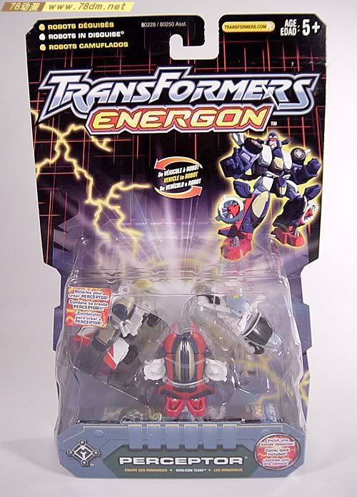 变形金刚Energon超能量争夺战玩具 Perceptor 感知器