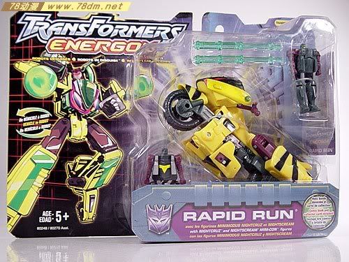 变形金刚Energon超能量争夺战玩具 Rapid Run 疾步