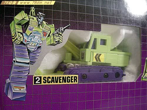 变形金刚G1玩具 Scavenger清扫机