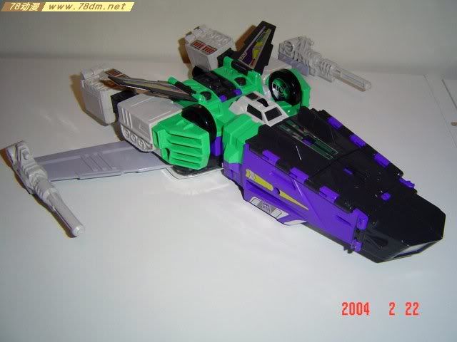 G1变形金刚头领战士玩具 Sixshot六面兽