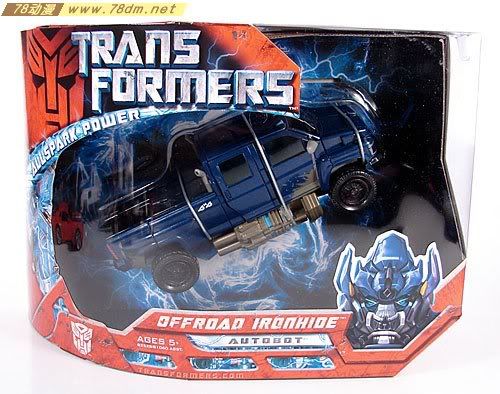 变形金刚真人版电影玩具 Voyager 航海家级 Offroad Ironhide 蓝色铁皮