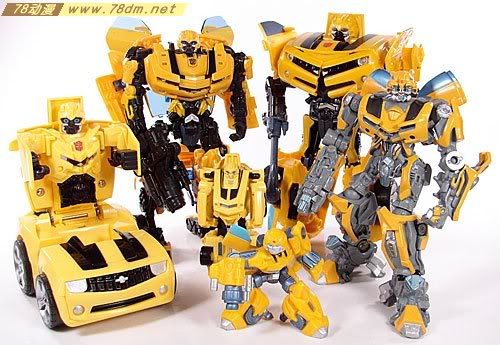 变形金刚真人版电影玩具 Authentic Action Figure 真迹可动人偶 Bumblebee 大黄蜂