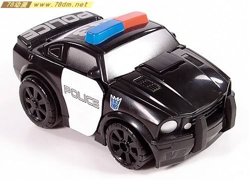 变形金刚真人版电影玩具 Cyber Slammers 电子腾跃系列 Barricade 街垒