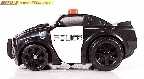 变形金刚真人版电影玩具 Cyber Slammers 电子腾跃系列 Barricade 街垒