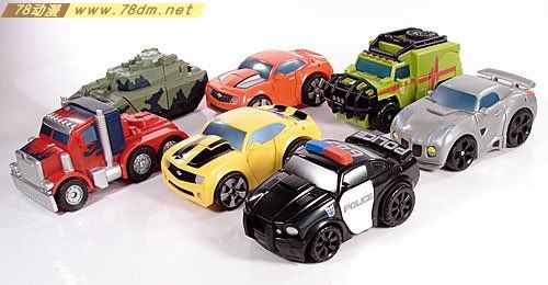 变形金刚真人版电影玩具 Cyber Slammers 电子腾跃系列 Barricade 街垒