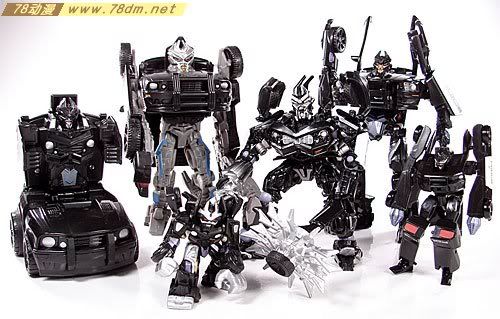 变形金刚真人版电影玩具 Cyber Slammers 电子腾跃系列 Barricade 街垒