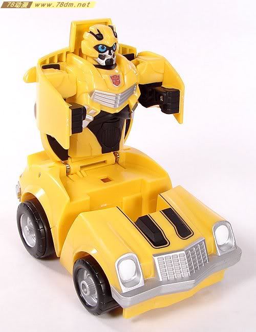 变形金刚真人版电影玩具 Cyber Slammers 电子腾跃系列  Bumblebee 大黄蜂74版