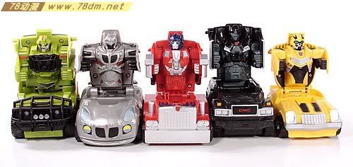 变形金刚真人版电影玩具 Cyber Slammers 电子腾跃系列  Bumblebee 大黄蜂74版