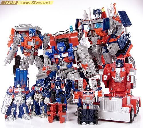 变形金刚真人版电影玩具 Cyber Slammers 电子腾跃系列 Optimus Prime 擎天柱