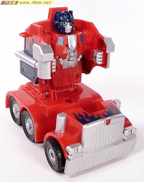 变形金刚真人版电影玩具 Cyber Slammers 电子腾跃系列 Optimus Prime 擎天柱