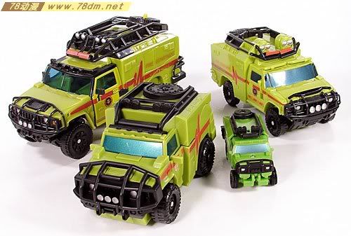 变形金刚真人版电影玩具 Cyber Slammers 电子腾跃系列 Autobot Ratchet 力捷