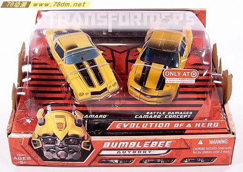 变形金刚真人版电影玩具 Deluxe 加强级 Bumblebee 大黄蜂08版(战损)