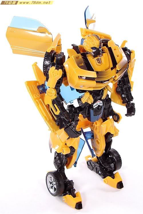 变形金刚真人版电影玩具 Deluxe 加强级 Bumblebee 大黄蜂08版(战损)