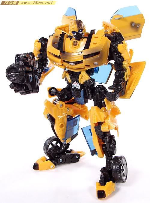 变形金刚真人版电影玩具 Deluxe 加强级 Bumblebee 大黄蜂08版(战损)