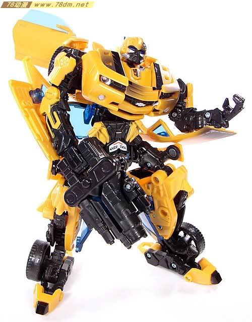 变形金刚真人版电影玩具 Deluxe 加强级 Bumblebee 大黄蜂08版(战损)