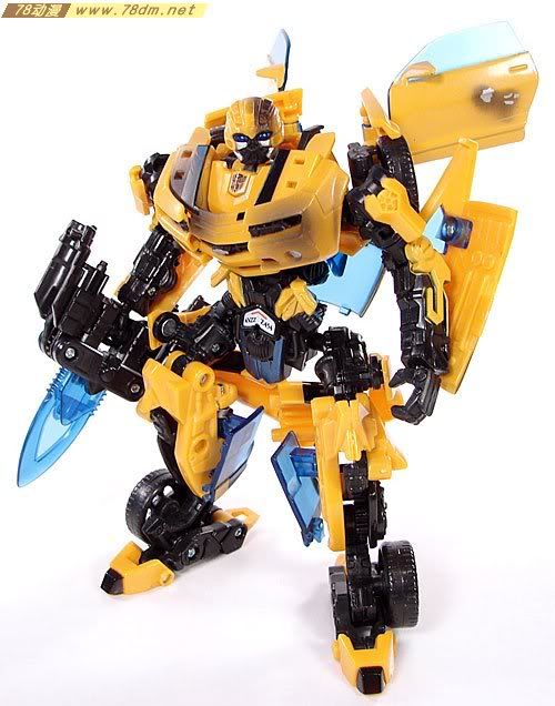 变形金刚真人版电影玩具 Deluxe 加强级 Bumblebee 大黄蜂08版(战损)