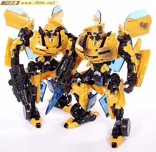 变形金刚真人版电影玩具 Deluxe 加强级 Bumblebee 大黄蜂08版(战损)