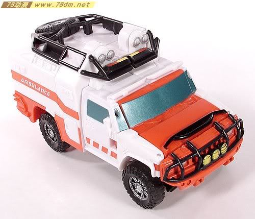 变形金刚真人版电影玩具 FAB 版 Ratchet G1色救护车