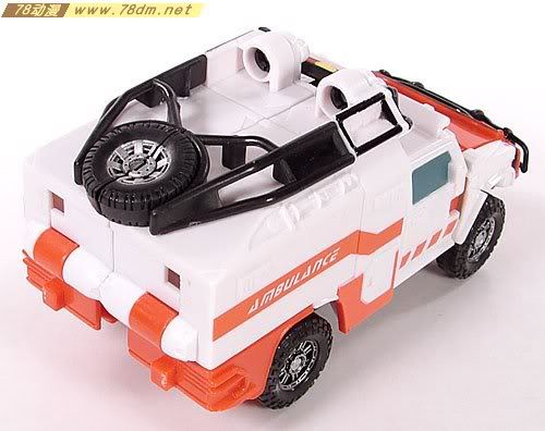 变形金刚真人版电影玩具 FAB 版 Ratchet G1色救护车