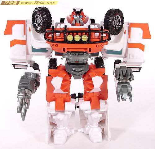 变形金刚真人版电影玩具 FAB 版 Ratchet G1色救护车