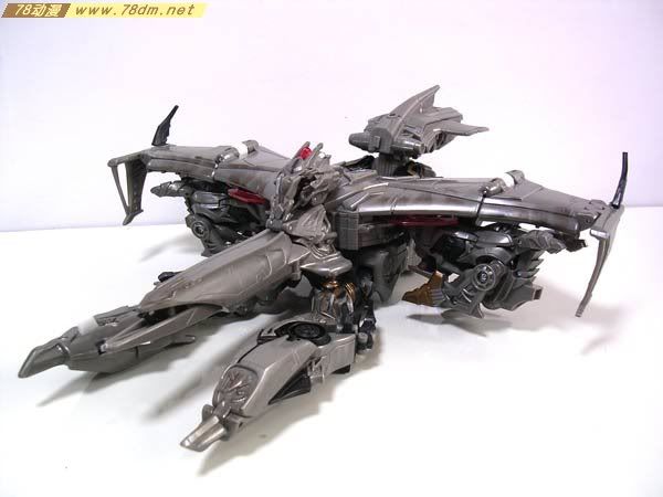 变形金刚真人版电影玩具 Leader 领袖级 Megatron 金属版威震天