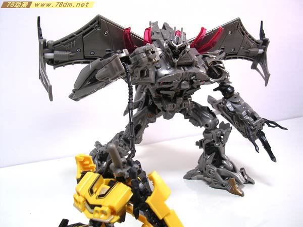 变形金刚真人版电影玩具 Leader 领袖级 Megatron 金属版威震天