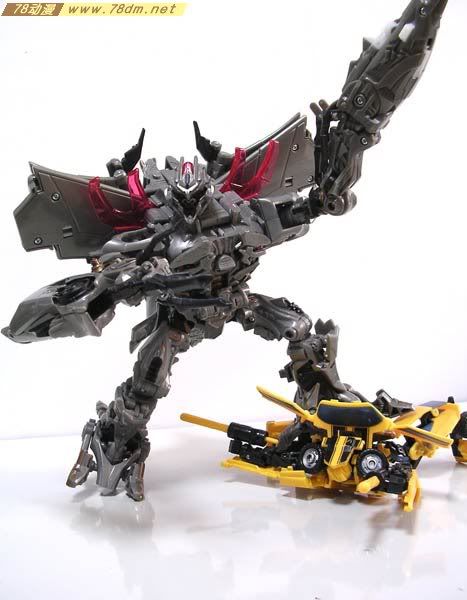 变形金刚真人版电影玩具 Leader 领袖级 Megatron 金属版威震天