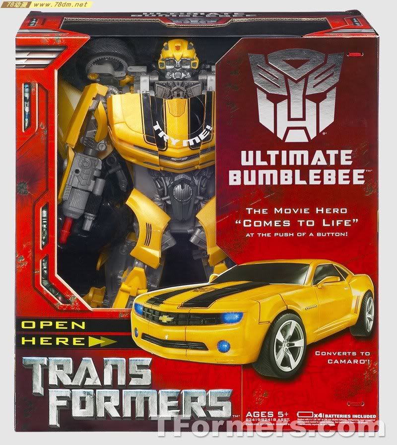 变形金刚真人版电影玩具 Ultimate 终极版(U级) Bumblebee 大黄蜂08版