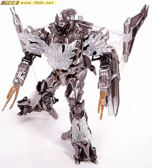 变形金刚真人版电影玩具 Metallic finished Megatron Bestbuy限定版威震天