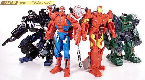变形金刚五花八门的玩具 美国英雄系列 铁人