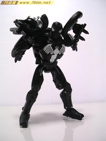 变形金刚五花八门的玩具 美国英雄系列 黑色蜘蛛侠