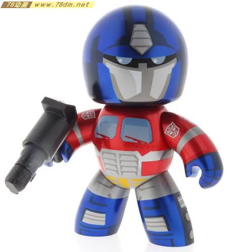 变形金刚Mighty Muggs Q版大脸系列玩具 圣地亚哥动漫展金属版本擎天柱