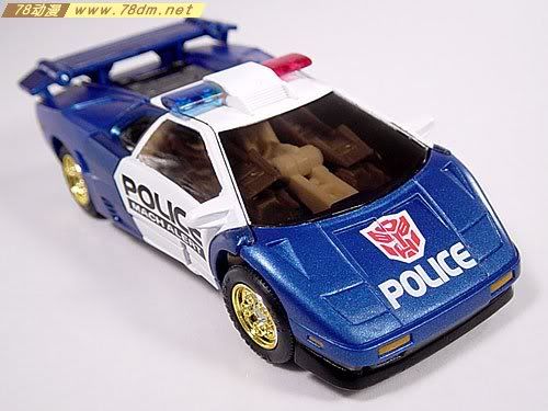 变形金刚RID/R.I.D系列玩具 Prowl警车(蓝)