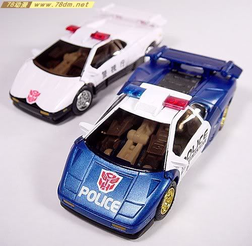 变形金刚RID/R.I.D系列玩具 Prowl警车(蓝)