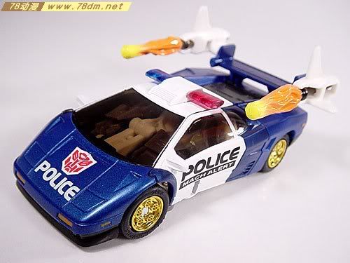 变形金刚RID/R.I.D系列玩具 Prowl警车(蓝)