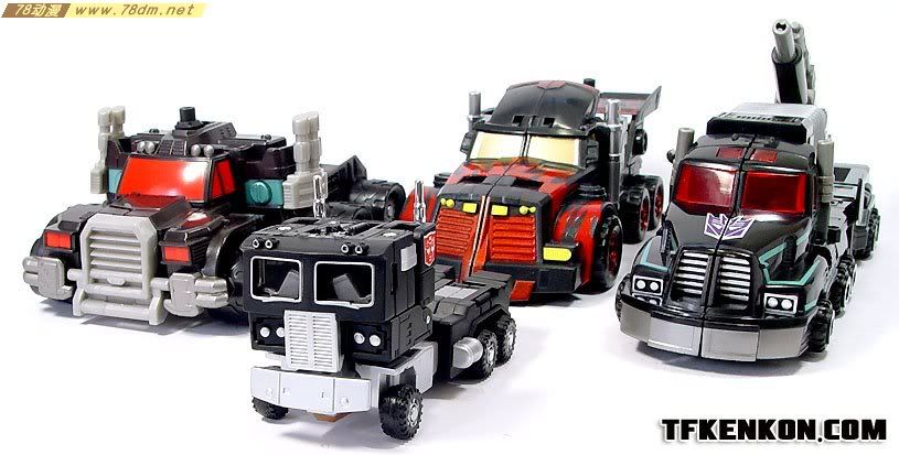 变形金刚RM系列玩具 会场限定版黑色擎天柱
