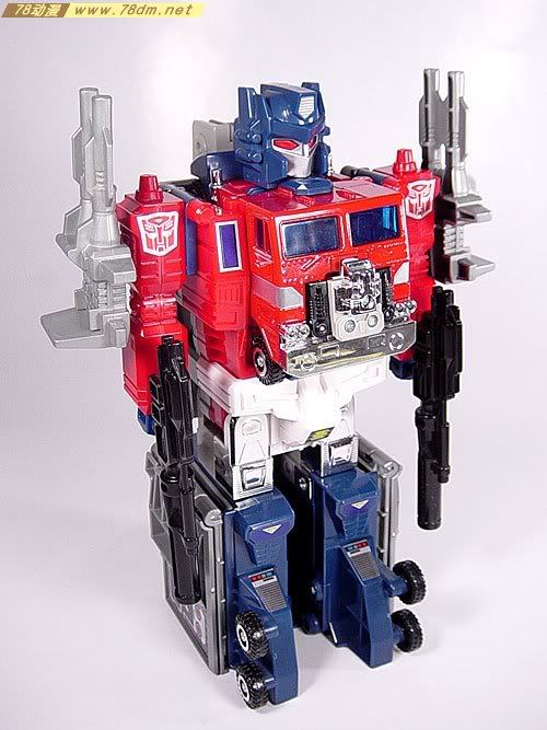 变形金刚隐者战士玩具 Powermaster Optimus Prime 超级擎天柱