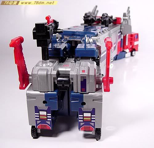 变形金刚隐者战士玩具 Powermaster Optimus Prime 超级擎天柱合体