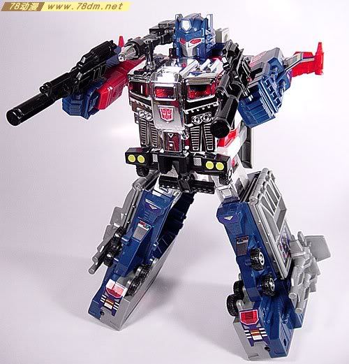 变形金刚隐者战士玩具 powermaster optimus prime 超级擎天柱合体