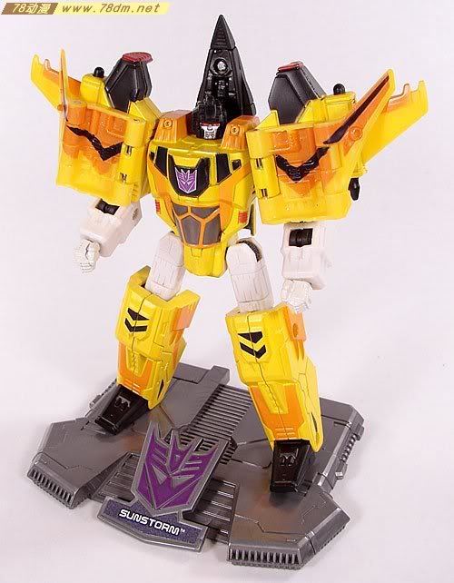 变形金刚钛系列玩具 Sunstorm太阳风