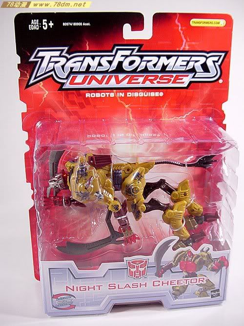 变形金刚Universe系列玩具 Night Slash Cheetor 黄豹