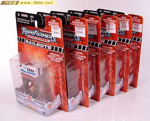 变形金刚Universe系列玩具 RailRacer 风行者