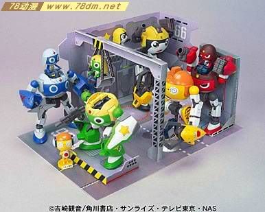 Keroro军曹系列模型介绍 DX01 Keroro Robo  军曹机器人套裝