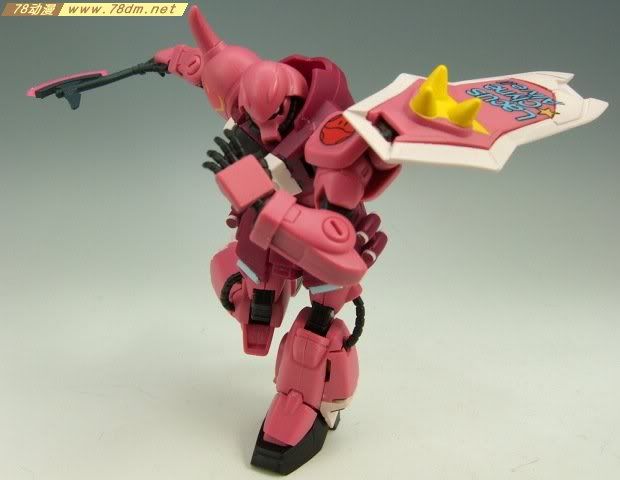 HCM-pro系列成品模型介绍 12-01 ZGMF-1000 粉红扎古勇士